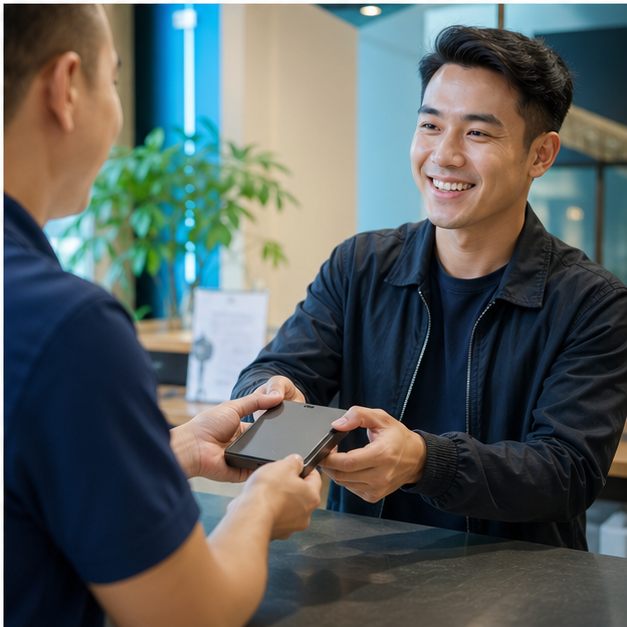 Khách hàng hài lòng khi nhận lại dữ liệu đã phục hồi