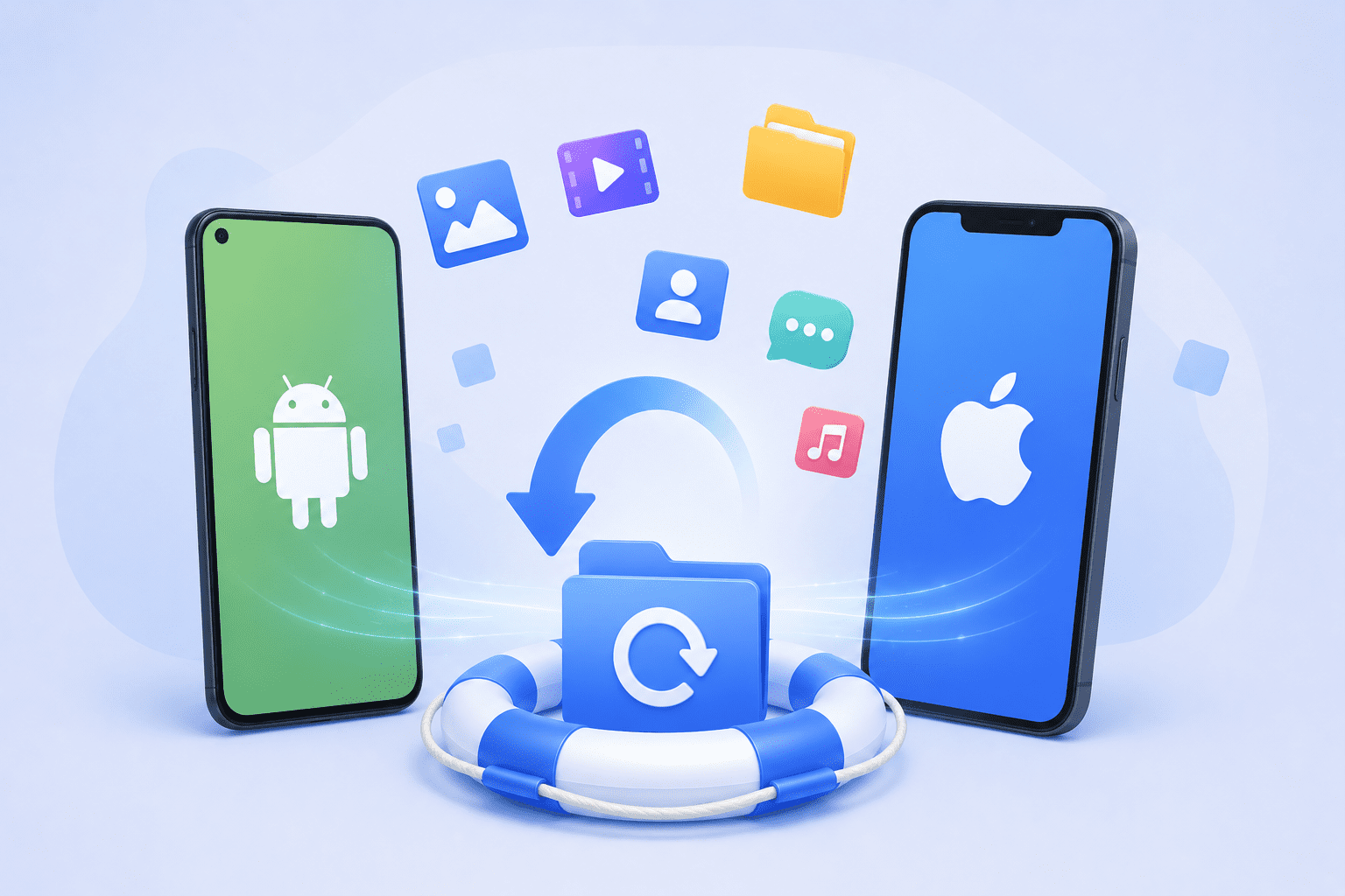 Khôi phục dữ liệu điện thoại Android và iPhone