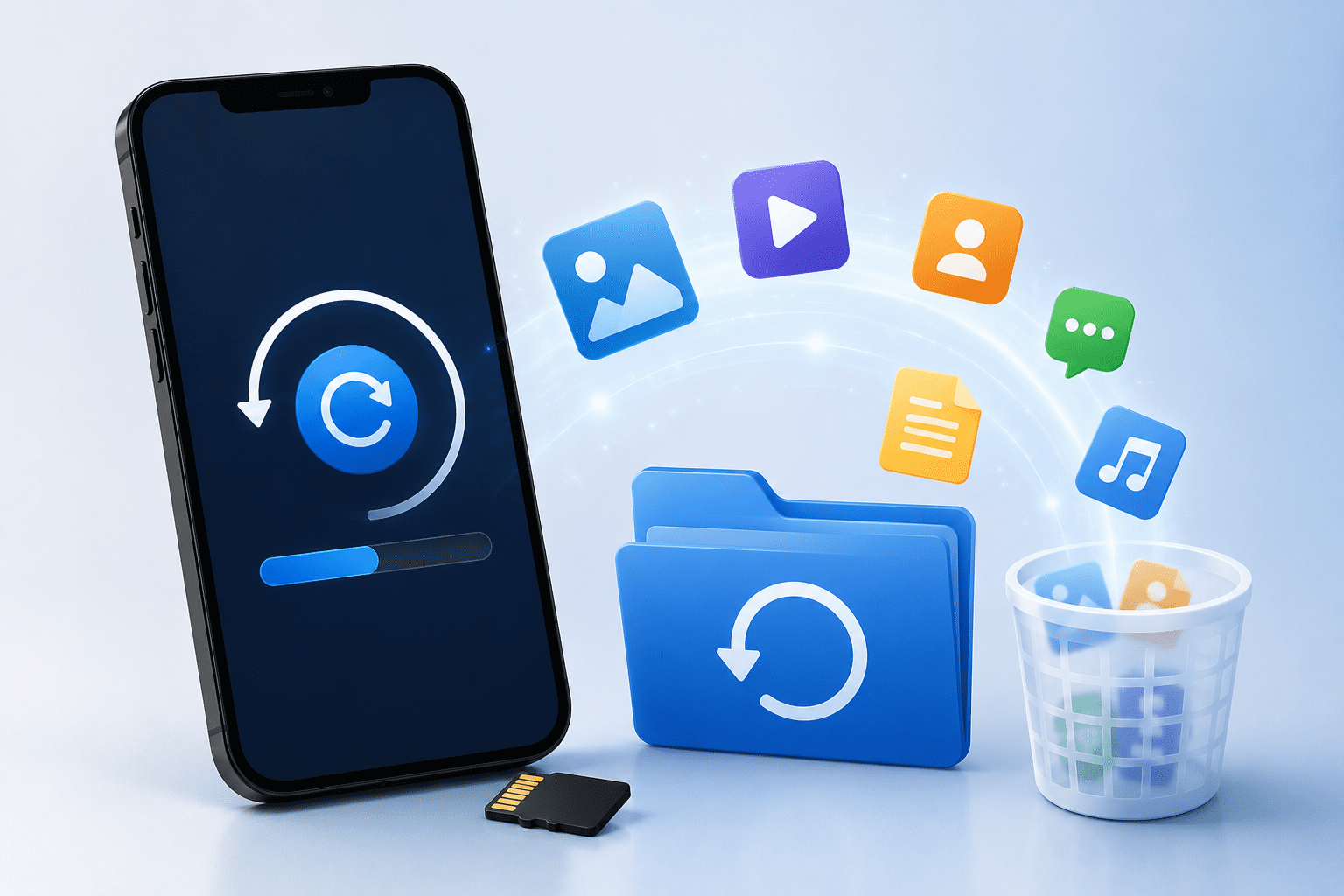 Khôi phục dữ liệu bộ nhớ điện thoại bị xóa
