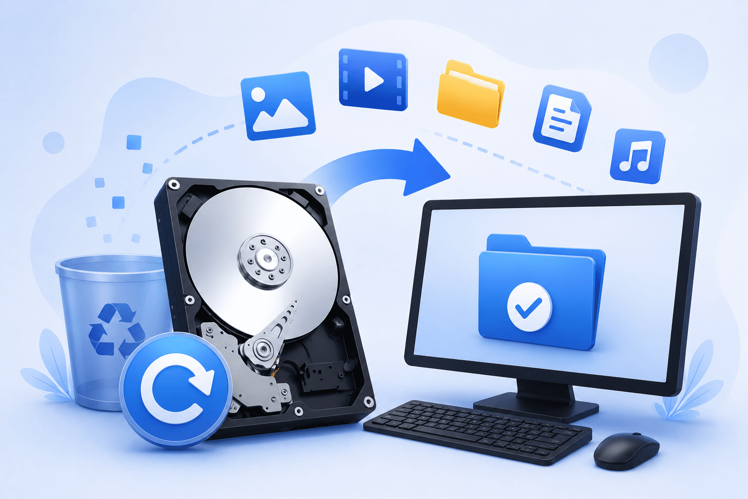 Khôi phục dữ liệu ổ cứng máy tính bị format